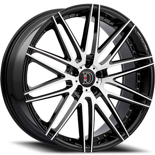 Defy Road Wheels D01 Black Machined