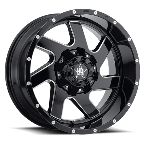 Luxxx HD Offroad LHD-1 Gloss Black Milled