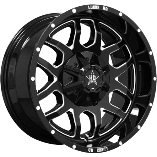 Luxxx HD Offroad LHD-13 Gloss Black Milled