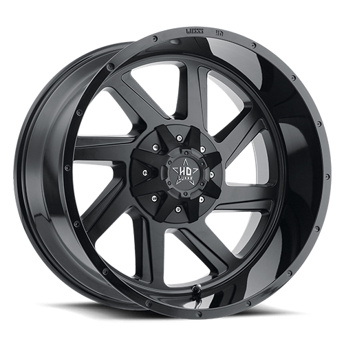 Luxxx HD Offroad LHD-14 Matte Black With Gloss Black Lip