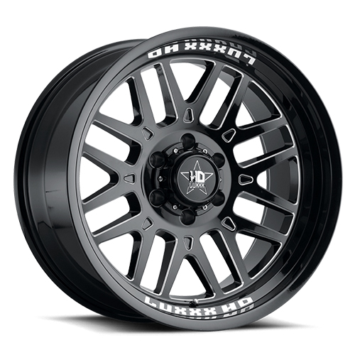 Luxxx HD Offroad LHD-20 Gloss Black Milled