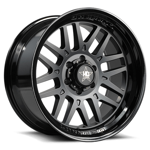 Luxxx HD Offroad LHD-20 Matte Black With Gloss Black Lip