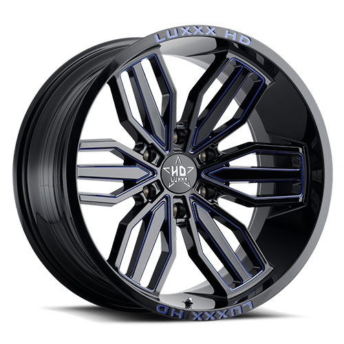 Luxxx HD Offroad LHD-21 Gloss Black With Blue Milling