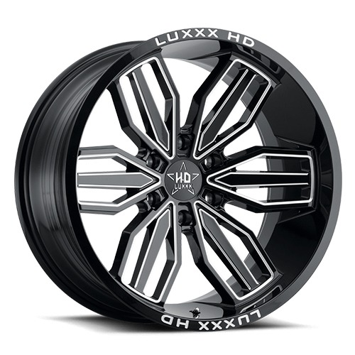 Luxxx HD Offroad LHD-21 Gloss Black Milled