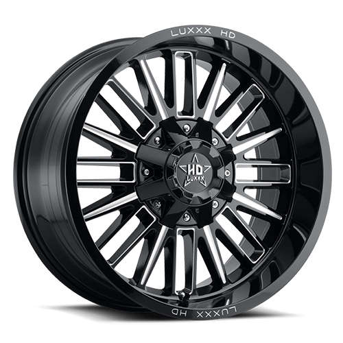 Luxxx HD Offroad LHD-23 Gloss Black Milled