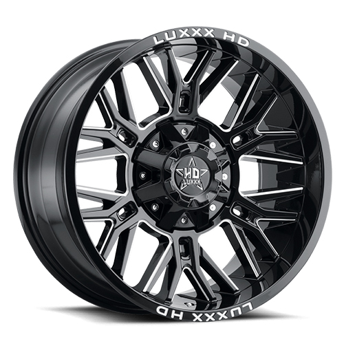 Luxxx HD Offroad LHD-25 Gloss Black Milled