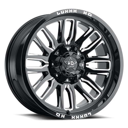 Luxxx HD Offroad LHD-26 Gloss Black Milled