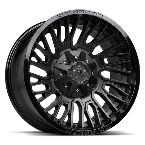 Luxxx HD Offroad LHD-28 Satin Black With Gloss Black Lip