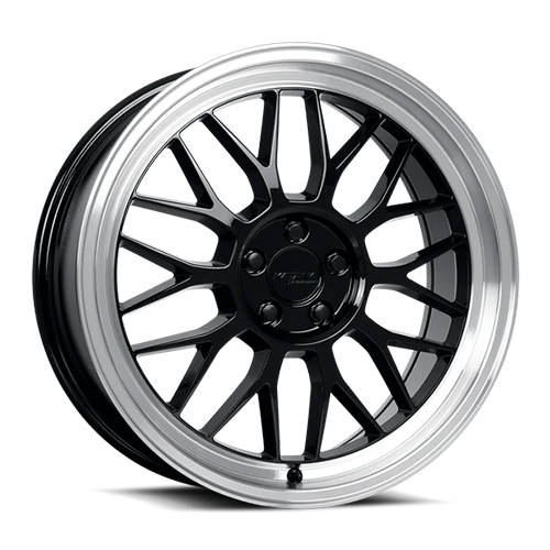 Katana Wheels KR06 Gloss Black W/ Machined Lip