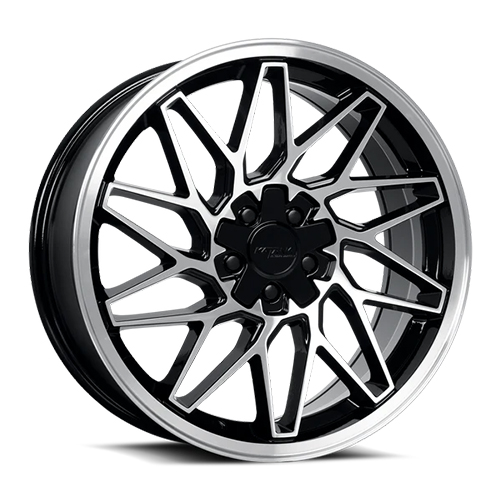 Katana Wheels KR09 Gloss Black W/ Machined Face