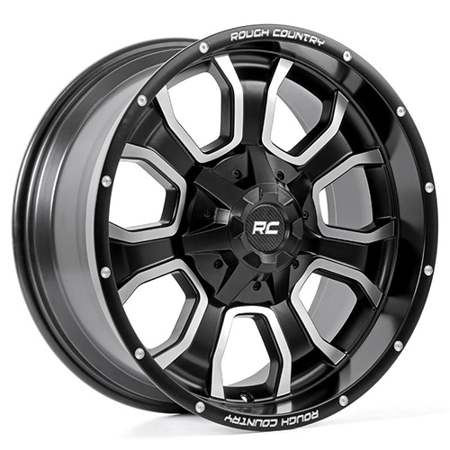 Rough Country 93 Series Matte Black Machined