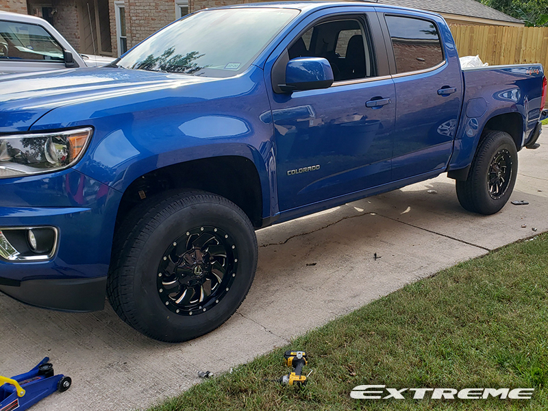 2018 Chevy Colorado Lt 4x4 Fuel Cleaver 17x9 6 Wheels Toyo Open Country Ht 265x70 17 Tires Supreme Lift 3 Inch 