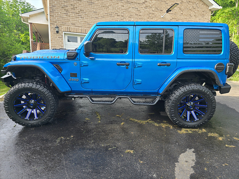 2023 Jeep Wrangler Fuel Contra 20x10 Nitto Ridge Grappler 35x12 50r20 3 5in Rough Country Suspension Lift 