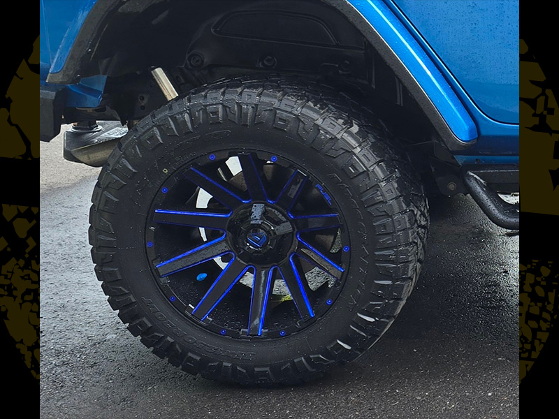 2023 Jeep Wrangler Fuel Contra 20x10 Nitto Ridge Grappler 35x12 50r20 3 5in Rough Country Suspension Lift 