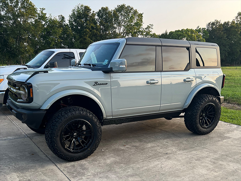 2024 Ford Bronco Outer Banks Fuel Rebel 20x10 Venom Power Terra Hunter 35x12 50r20 Pro Comp Suspension Lift 