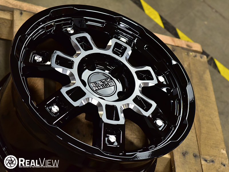 Black Rhino Locker 17x8 30 Gloss Black Milled Wheels Rims 