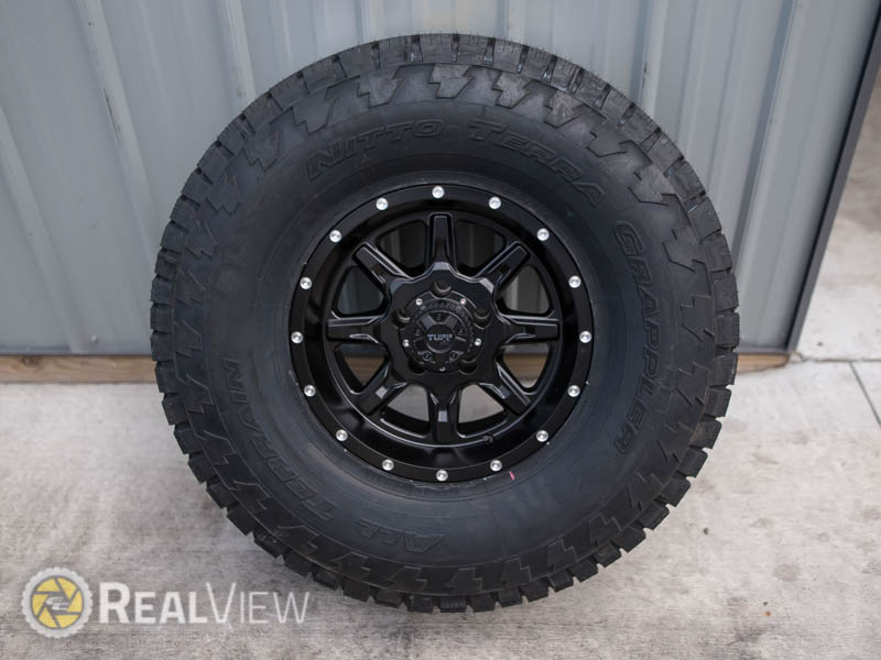 Tuff T15 T15sb 16x8 16 By 8 Inch Wide Wheel Nitto Terra Grappler 315 75r16 Tire 