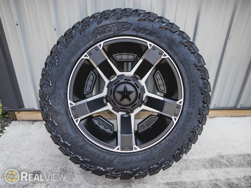 Xd Series Rockstariixd811m 20x12 20 By 12 Inch Wide Wheel Amp Mud Terrain Attack Mt A 35x12 5r20 Tire 