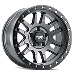 Dirty Life Canyon Pro 9309 Satin Graphite W/ Simulated Ring 17x9 -12