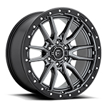 Fuel Offroad Rebel D680 Anthracite W/ Black Lip 20x9 +1