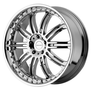 KMC KM127 Dime Chrome