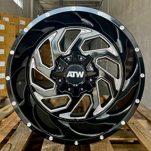 ATW Offroad 007 Gloss Black W/ Milled Spokes Photo