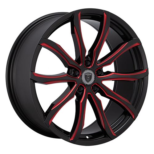 Borghini BW32 Black W/ Red Milled Accents Photo