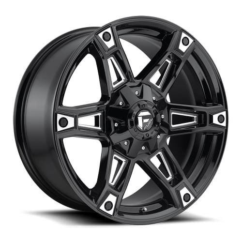 Fuel Offroad Dakar D622 Black W/ Milled Spokes Photo