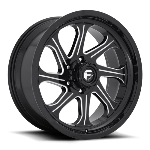 Fuel Offroad Seeker D676 Gloss Black W/ Milled Spokes Photo