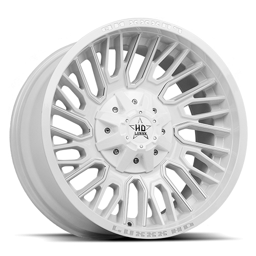 Luxxx HD Offroad LHD-28 Gloss White Milled Photo