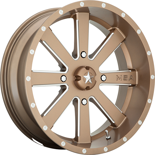 MSA Offroad UTV M34 Flash Bronze W/ Milled Spokes Photo