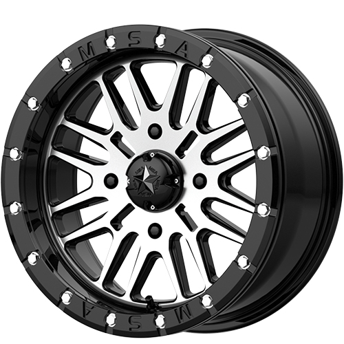 MSA Offroad M37 Brute Gloss Black W/ Machined Face Photo