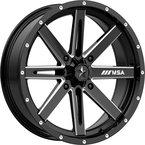 MSA Offroad UTV M41 Boxer Gloss Black W/ Milled Spokes Photo