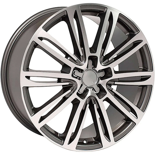 OE Wheels Audi A Series AU21 Gunmetal Machined Photo