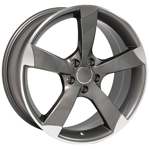 Replica Wheel Audi A Series AU29 Gunmetal Machined Photo