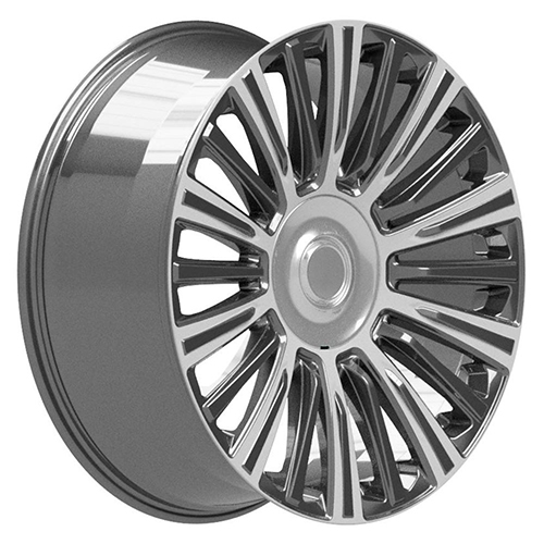 Replica Wheel Cadillac Escalade CA92 Gunmetal W/ Polished Face Photo