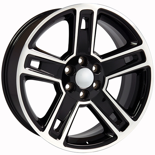 OE Wheels Chevrolet Silverado CV74B Black Machined