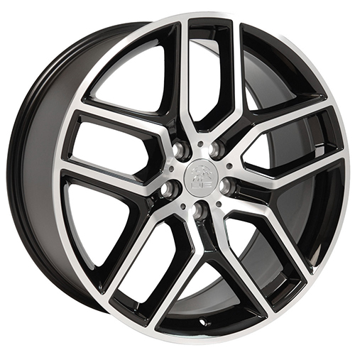 OE Wheels Ford Explorer FR73 Black Machined Photo