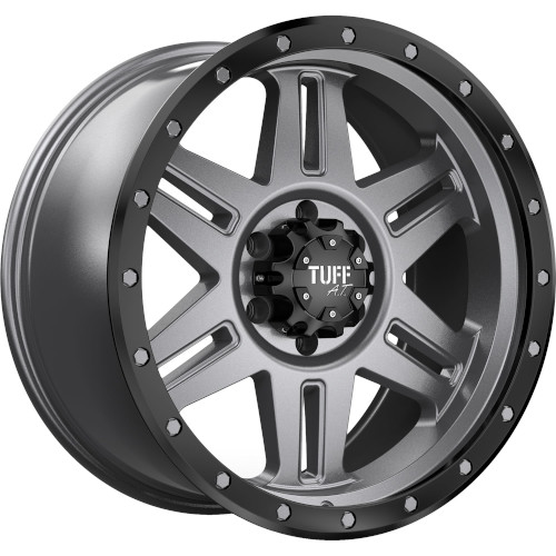 Tuff T16 Satin Gunmetal W/ Black Lip Photo